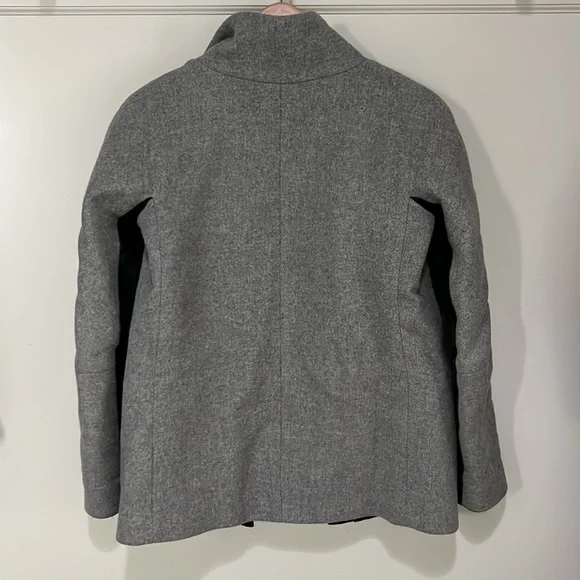 DANIER Wool and Leather Coat - Picture 5 of 6